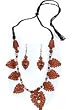 Jewellery Designs Necklace and Earing In Terracota Handcrafted Unique Gift For Her