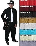 Famouse Black on Black Shadow Ton on Ton Pinstripe Fashion Long Zoot Suits