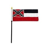 Mississippi Flag 4 x 6 inch