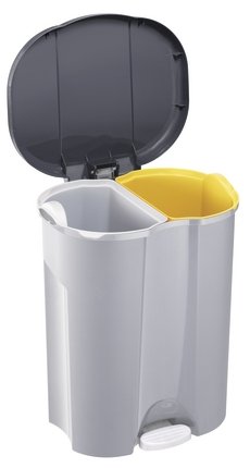 Rotho 7607 Abfalleimer Duo 2 x 27 L Preisvergleich