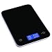 Ozeri Touch Professional Digital Kitchen Scale (17.6 lb Edition), Tempered Glass in Elegant Black