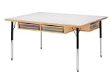 Jonti-Craft 55232JC 6-Person 24-31 Adjustable Storage Table without Trays