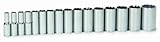 Williams 32928 16-Piece 1/2-Inch Drive Deep 12 Point Socket Set by Williams