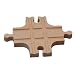 4-in M Wooden Train Track Cross Adapter Connector Thomas Train Track
