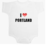 I Love Portland Baby Ultrasoft Onesie