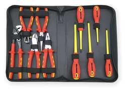 Westward 1YXJ7 Insulated Tool Set, 10 Pc