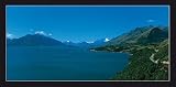 Lake Wakatipu by Thierry Martinez. PLAQUE MOUNTED. 18.55 inches width by 8.74 inches height. Highest Quality Art Poster Print
