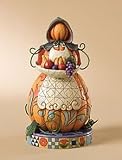 Jim Shore Lady Pumpkin Pilgrim Figurine "Feast On Goodness"