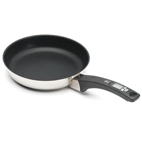 Admetior 26cm Stainless Steel Skillet with removeable digital thermometer by ADMETIOR