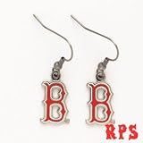 Boston Red Sox Cap Logo B Earrings