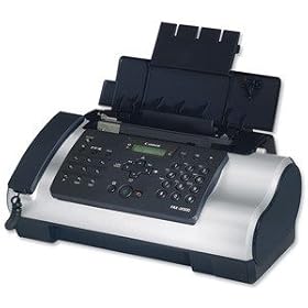 Canon FAX JX500 - Fax / copier - B/W - ink-jet - copying (up to): 1.2 ppm - 100 sheets - 33.6 Kbps