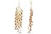 18K Gold Over Sterling Silver Fish Hook Coral Bead Earrings by Andrea Barna