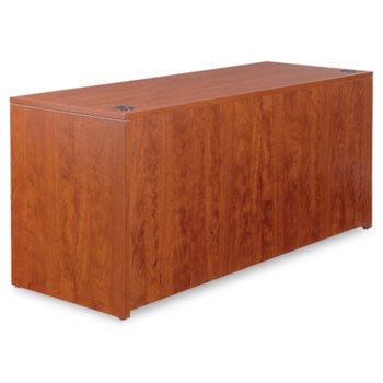 Alera VA256624MC - Valencia Series Corner Credenza Shells, 65w x 23-3/5d, Medium Cherry-Credenza Cherry