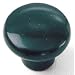 1-1/4" Dia Hunter Green Plastic Knob