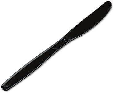 (1000 per carton) Heavyweight Polystyrene Knifes in Black