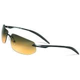 Peak Vision TR8 Golf Sunglasses  Black Frame