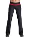Champion Women's Absolute Workout Pant, Black/Papaya, Large