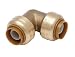 Cash Acme U248A Shark Bite 90-Degree Elbow Push Pipe Fittings, 1/2-by-1/2-Inch
