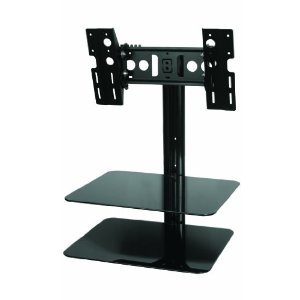 Brand new AVF Mounts Tilt and Swivel Adjustable Multi-Position TV Wallmount for LCD LED Plasma TV HDTV (VESA up to 400x400 25 - 40 inch Screen) - includes 2 AV Shelves
