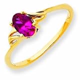 14k Ruby Birthstone Ring