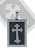 Cross Pendant Floral Irish Celtic Trinity Jewelry Pendants 316L Stainless Steel Fiber (18adj 20 inches) Silk Necklace Reinforced