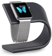 Apple Watch Stand [Nightstand Mode Compatible Accessories] Aluminum Charging Dock (Space Gray) - Madsen Outlet