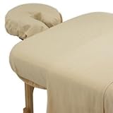 True Premium 100% Cotton Jersey Massage Table Sheet 3 Pc Set (Bare Hug)