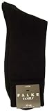 Black Cotton Family Socks by Falke