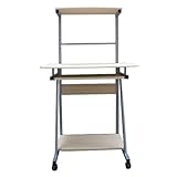 コンパクトパソコンラック 場所を取らないご家庭用サイズ PB天板仕様 5421