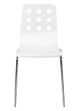 Zuo 108122 9 Dragones White Chair - 4 Pack