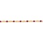 14K Yellow Gold 5cttw Ruby Bracelet Jewelry 7"