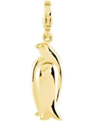 14K Yellow Gold Penguin Charm