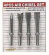 4 Pcs Air Chisel Set
