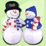 Holiday Basix 6' Inflatable Snowman Family 16877-10