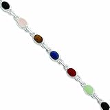 Sterling Silver Scarab Bracelet
