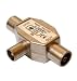 Electronics : RF aerial splitter - plug to 2 x sockets
