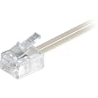 50' - 6-Conductor Line Cord - Ivory