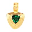 14K Yellow Gold Tsavorite Pendant