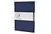 Moleskine Volant Notebook (Set of 2), Extra Large, Ruled, Antwerp Blue, Prussian Blue, Soft Cover (7.5 x 10)
