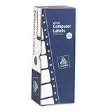 ~:~ AVERY-DENNISON ~:~ Removable Labels for Matrix Printers, 3-1/2 x 15/16, White, 5000/Box