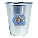 Classic Throwback Stainless 1.5 oz. shot features the university logo in bright enamel onto a metal applique. Shot is 2 1/4IN tall.