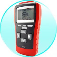 External hard drive:Professional OBD-II and EOBD Code Scanner with LCD Display