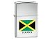 ZIPPO JAMAICA FLAG HIGH POLISH CHROME