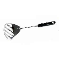 Chrome Litter Scoop w/ Black Handle