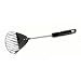 Chrome Litter Scoop w/ Black Handle