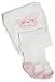 Carter's Hosiery Baby-girls Newborn Bear Mary Jane Tight, White, 0-9 Months
