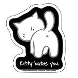 Evilkid - Sad Kitty Hates You - Sticker / Decal