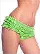 Black Light NEON Ruffled Knickers