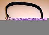 Coastal Pet Adjustable Reflective Nylon Dog Collar (Black with Paws, 8-12 inch L x 3/8 inch W)