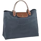 Longchamp - Le Pliage Open Tote, Graphite